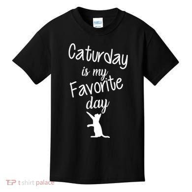 Caturday Is My Favorite Day Kids T-Shirt