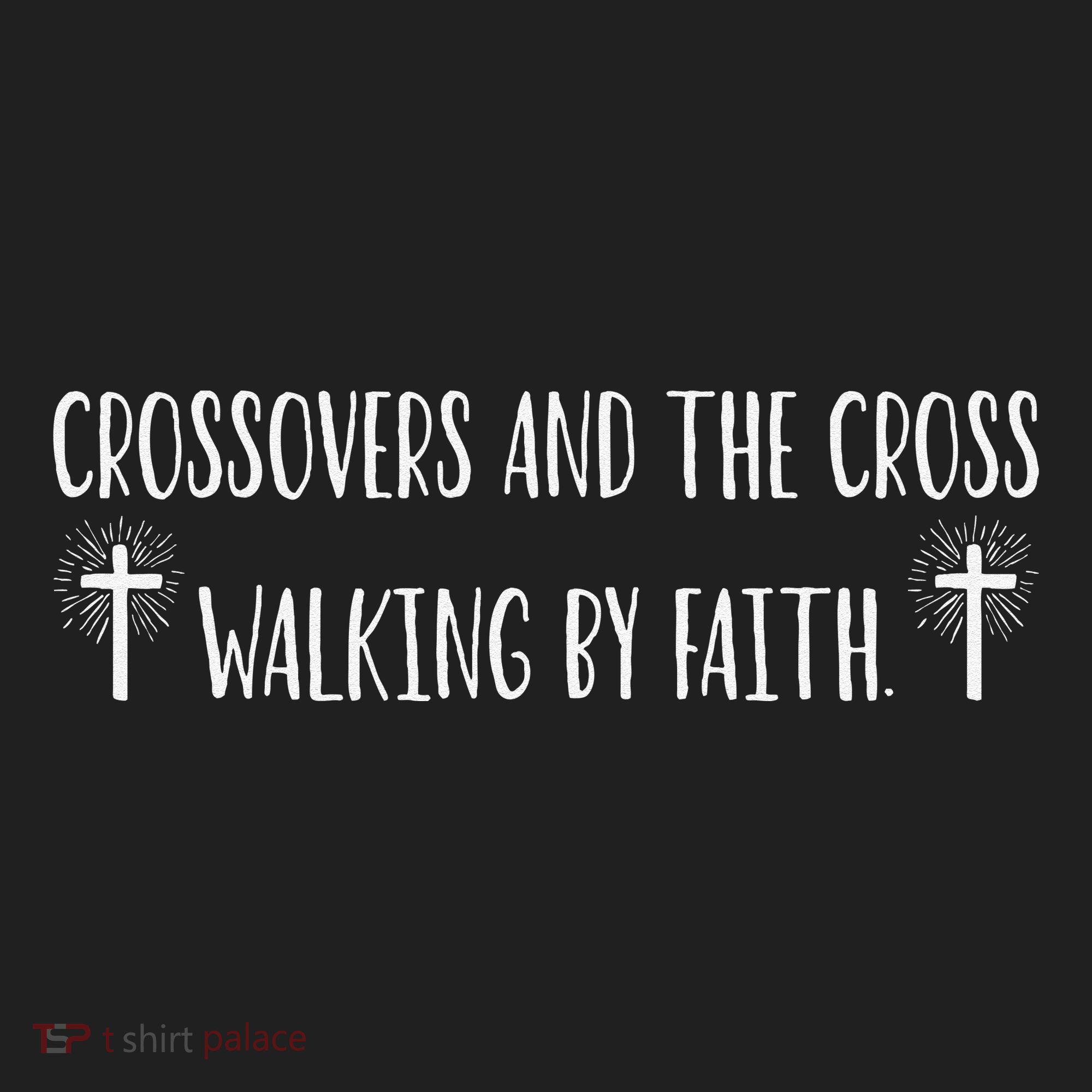 Crossovers And The Cross Walking By Faith Spiritual Believe Beanie