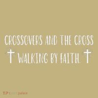 Crossovers And The Cross Walking By Faith Spiritual Believe Hoodie thumb 2