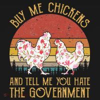 Chickens And Tell Me You Hate The Government Backpack thumb 2