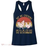 Chickens And Tell Me You Hate The Government Women's Tank Top thumb 0