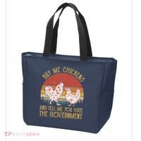 Chickens And Tell Me You Hate The Government Tote Bag thumb 3