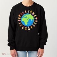 Children Around The World Environmentalist Earth Day Women's Sweatshirt thumb 0