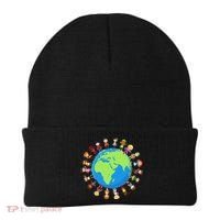 Children Around The World Environmentalist Earth Day Beanie thumb 0