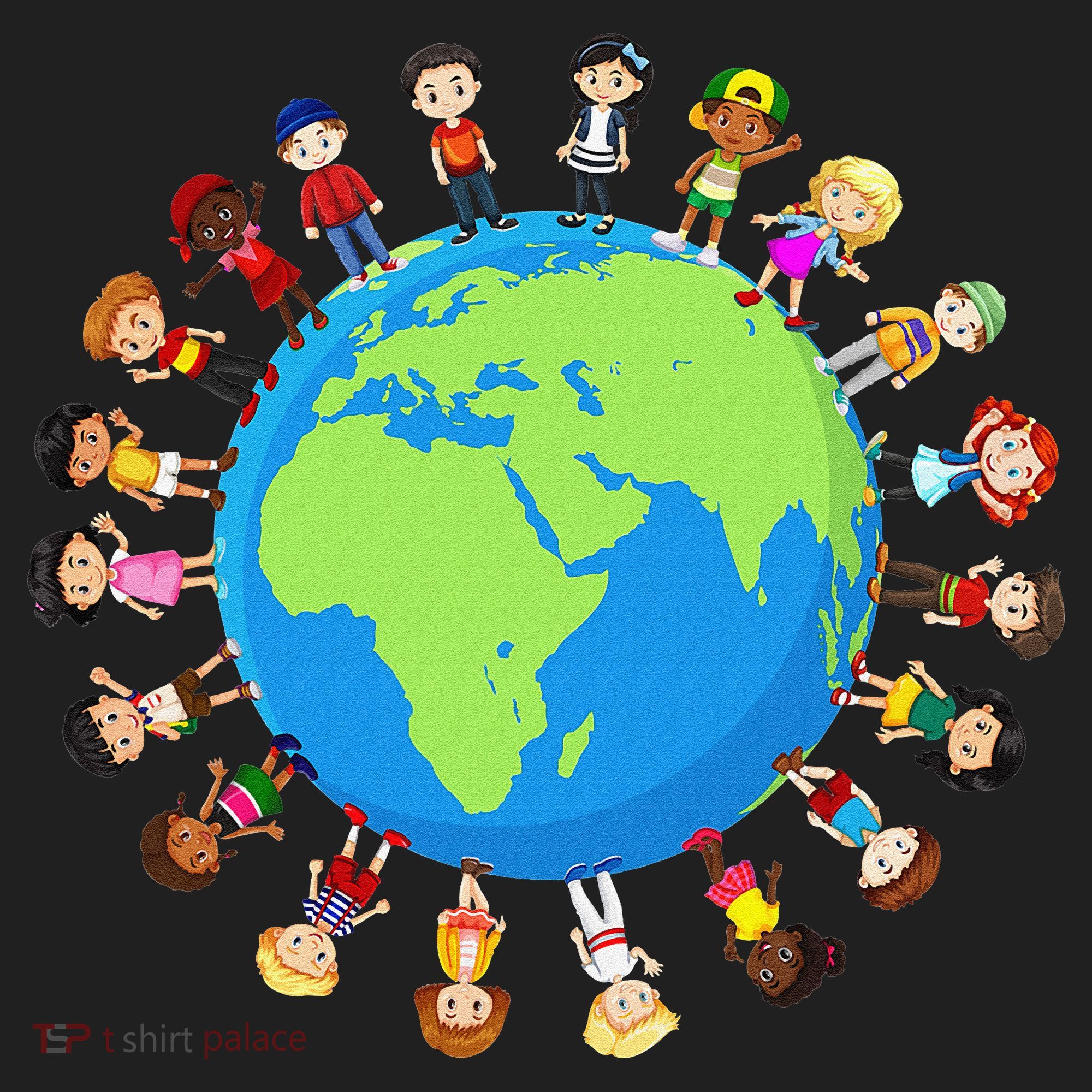 Children Around The World Environmentalist Earth Day Beanie