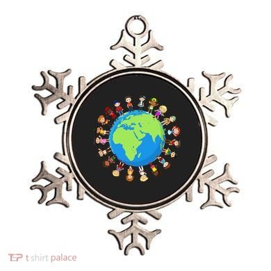 Children Around The World Environmentalist Earth Day Ornament