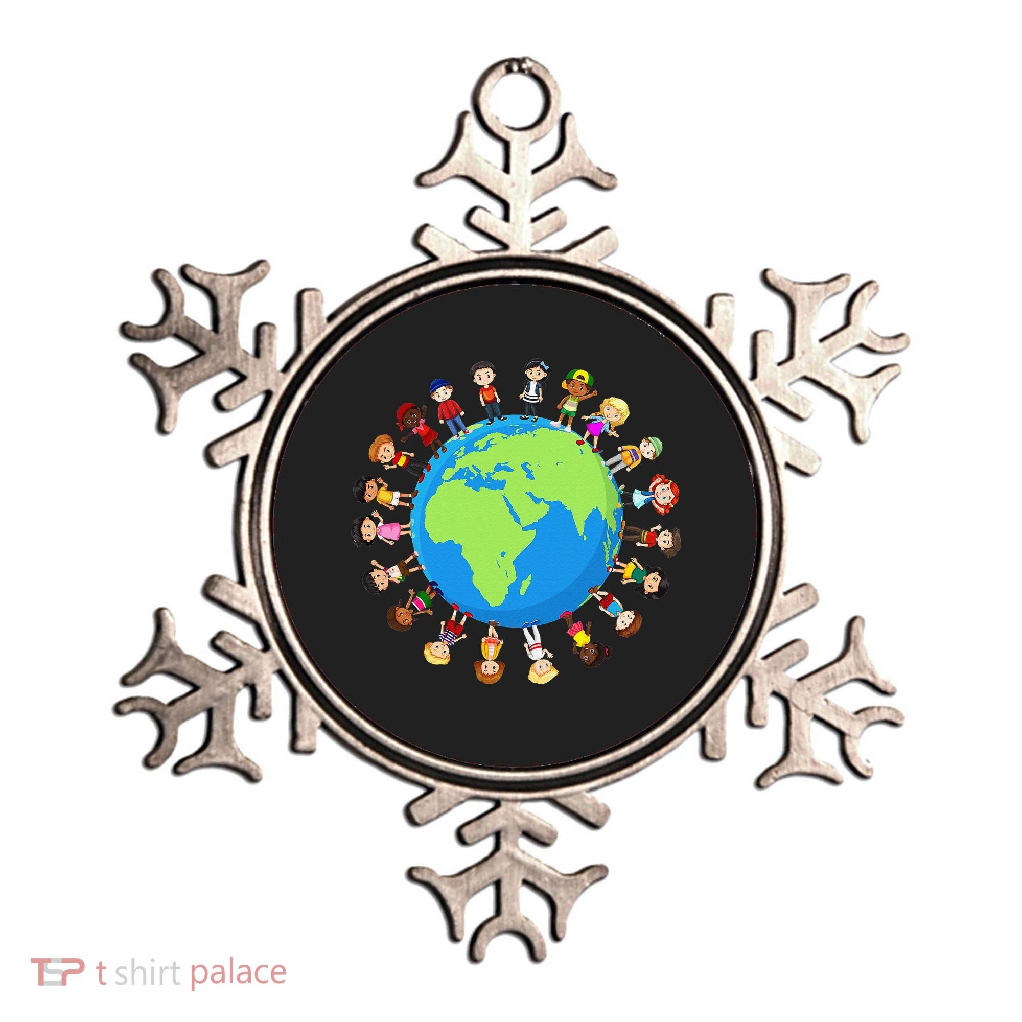 Children Around The World Environmentalist Earth Day Ornament