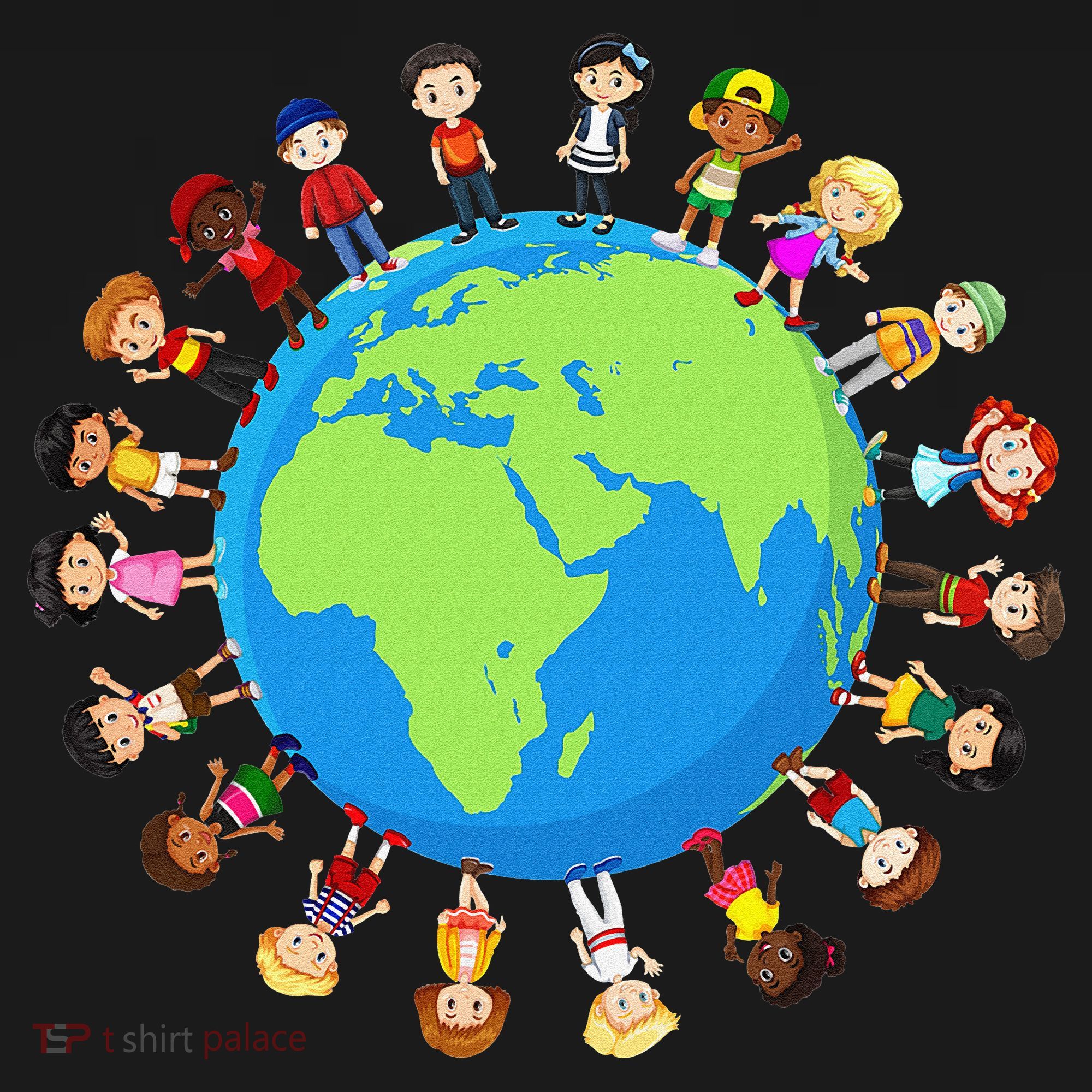 Children Around The World Environmentalist Earth Day Ornament