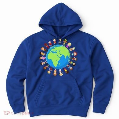 Children Around The World Environmentalist Earth Day Hoodie