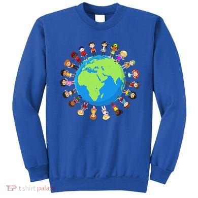 Children Around The World Environmentalist Earth Day Sweatshirt