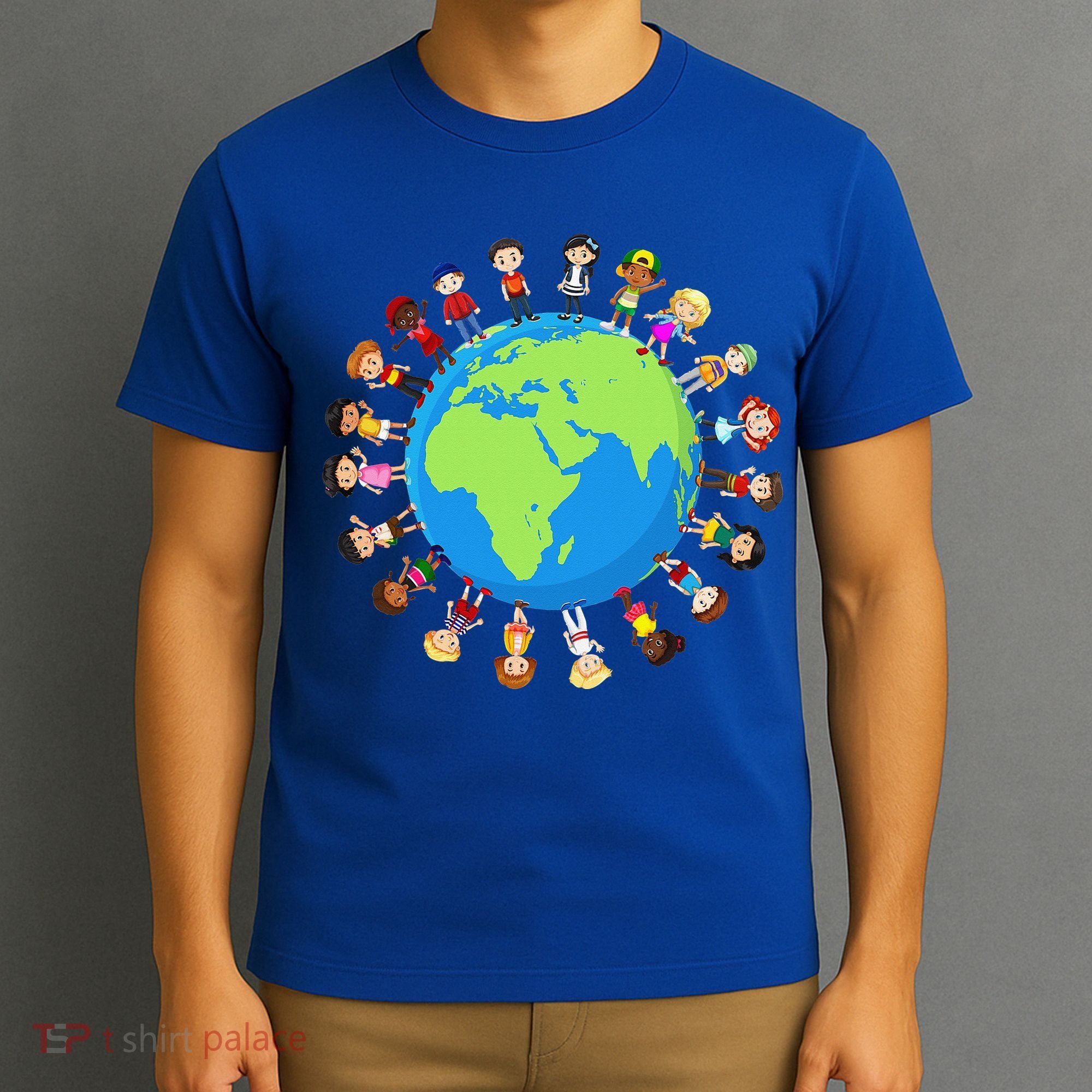 Children Around The World Environmentalist Earth Day T-Shirt