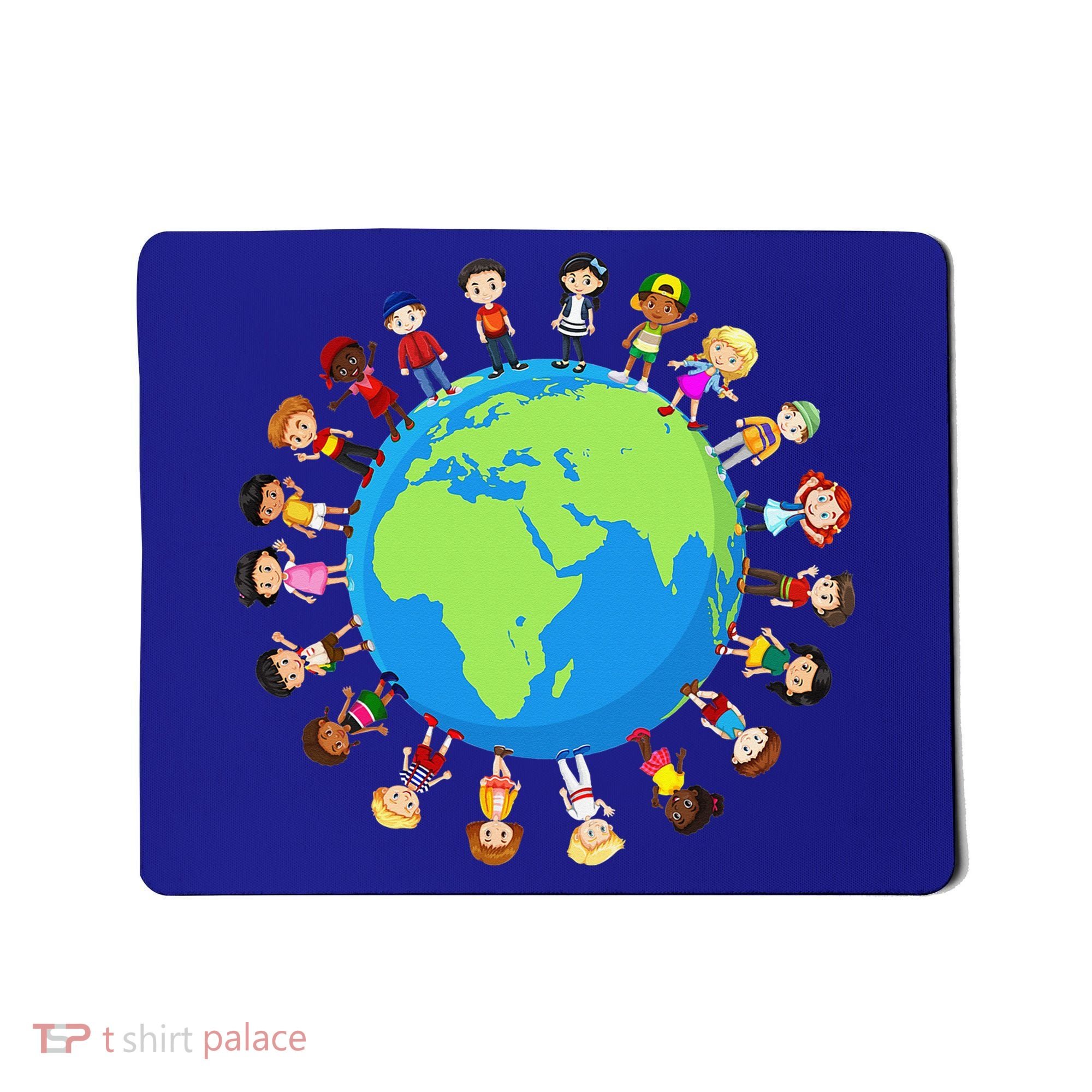 Children Around The World Environmentalist Earth Day Mousepad
