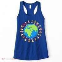 Children Around The World Environmentalist Earth Day Women's Tank Top thumb 0
