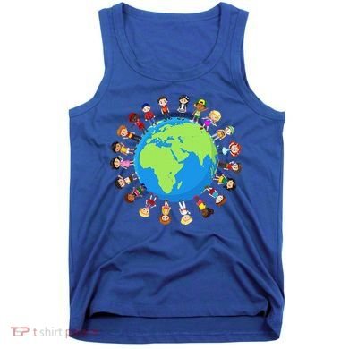 Children Around The World Environmentalist Earth Day Tank Top