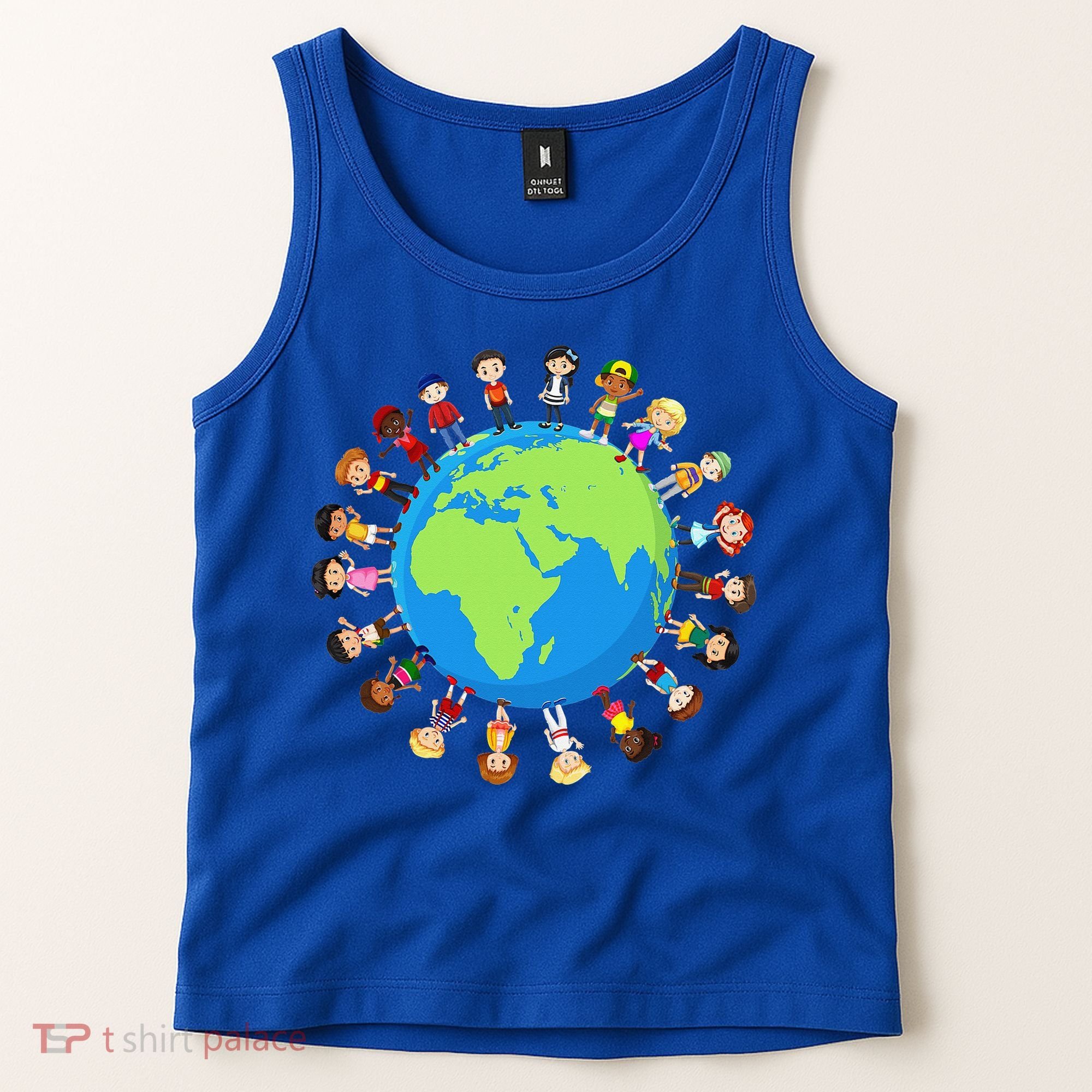 Children Around The World Environmentalist Earth Day Tank Top