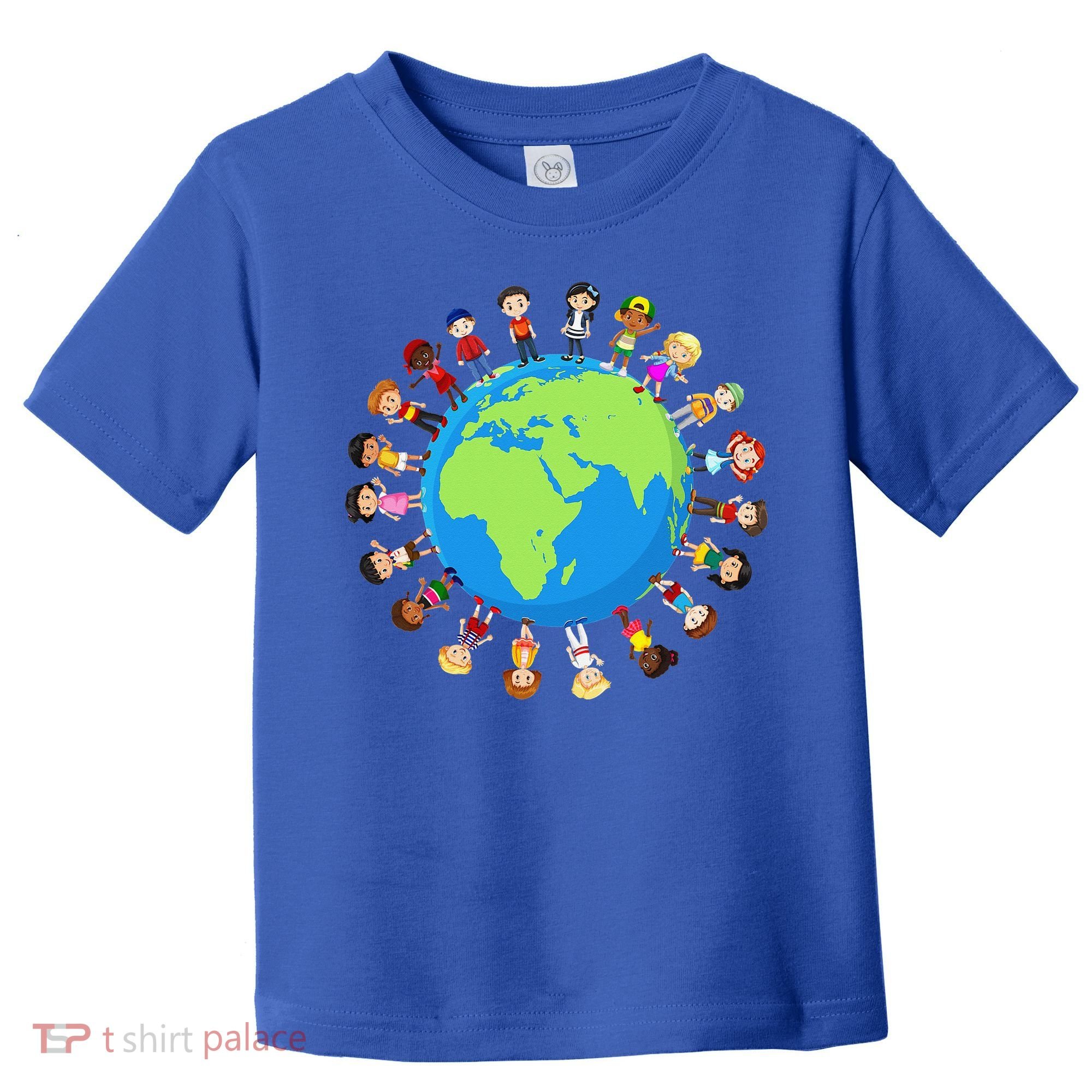 Children Around The World Environmentalist Earth Day Toddler T-Shirt