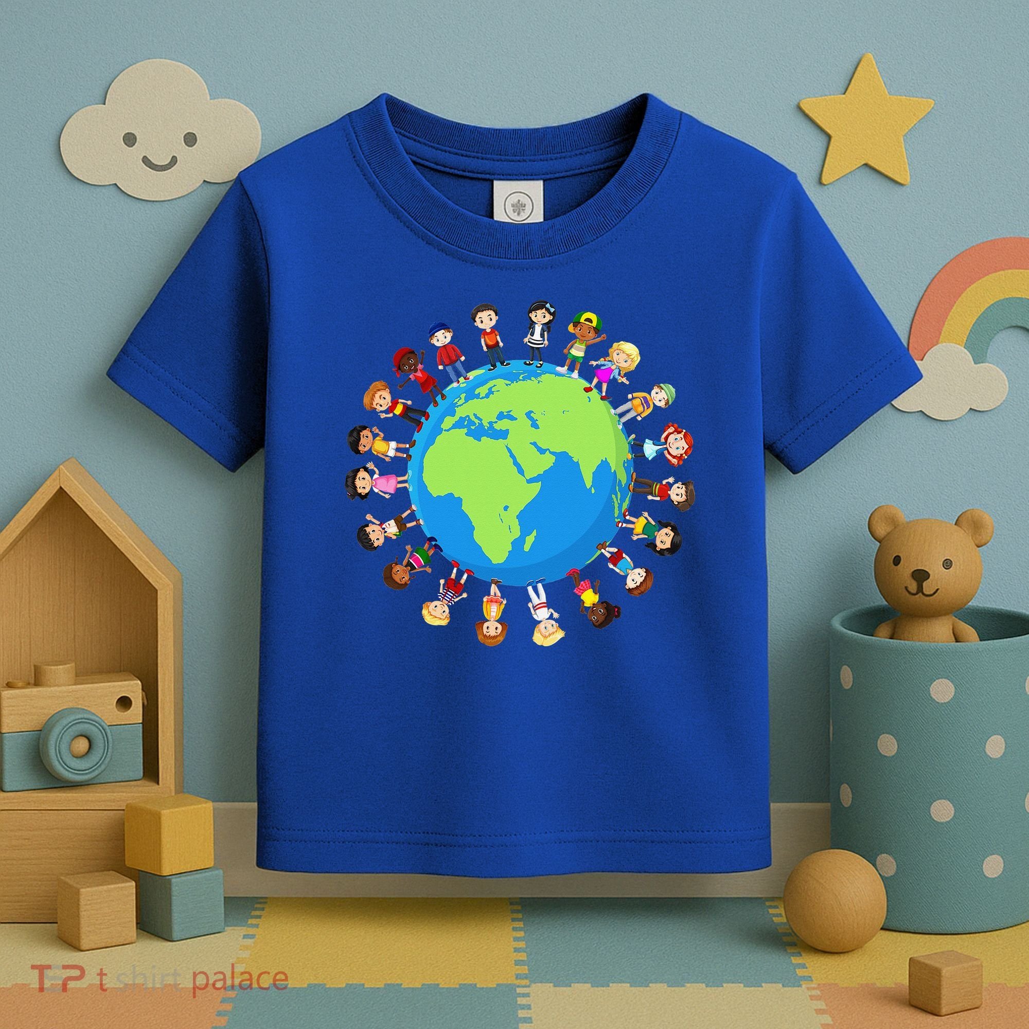 Children Around The World Environmentalist Earth Day Toddler T-Shirt