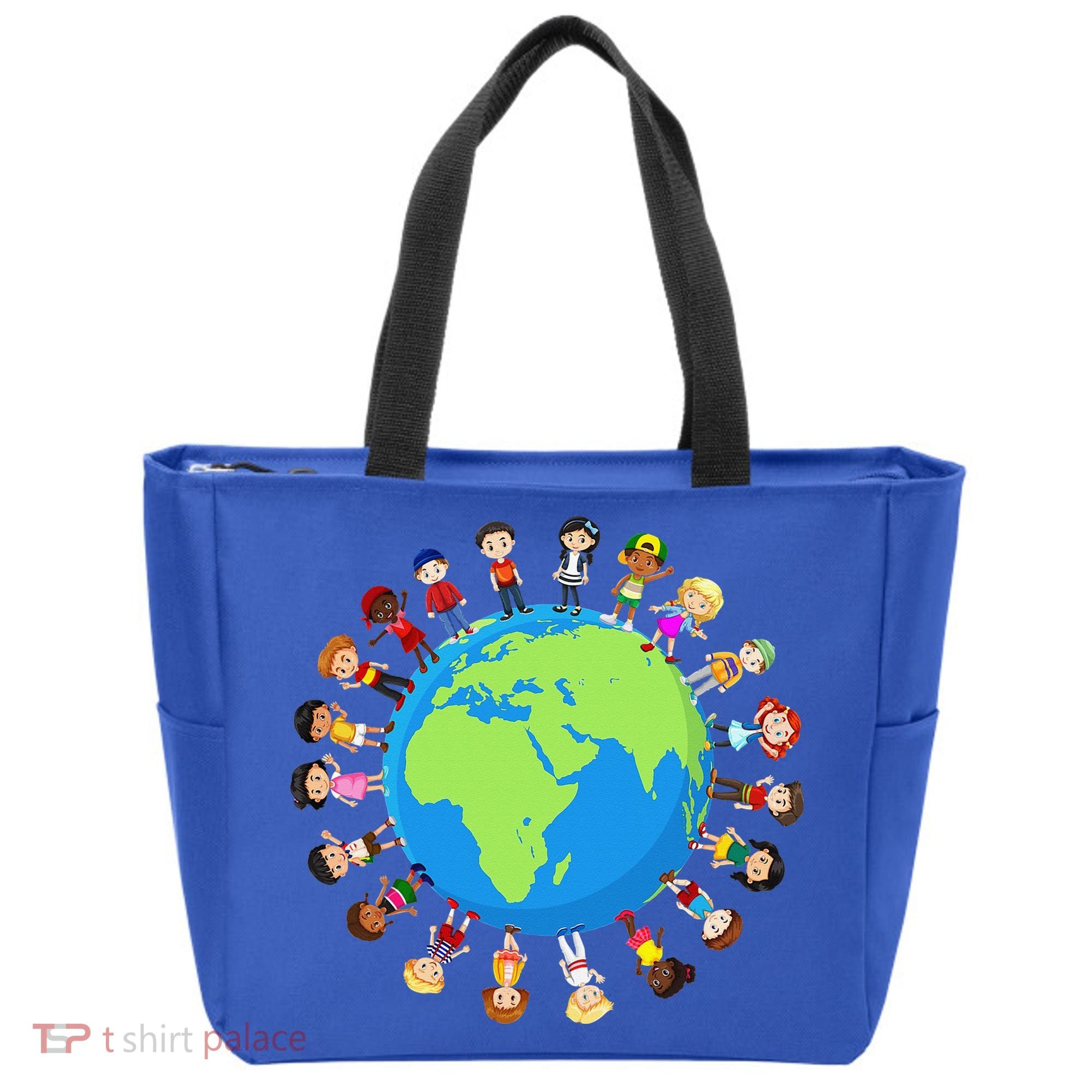 Children Around The World Environmentalist Earth Day Tote Bag