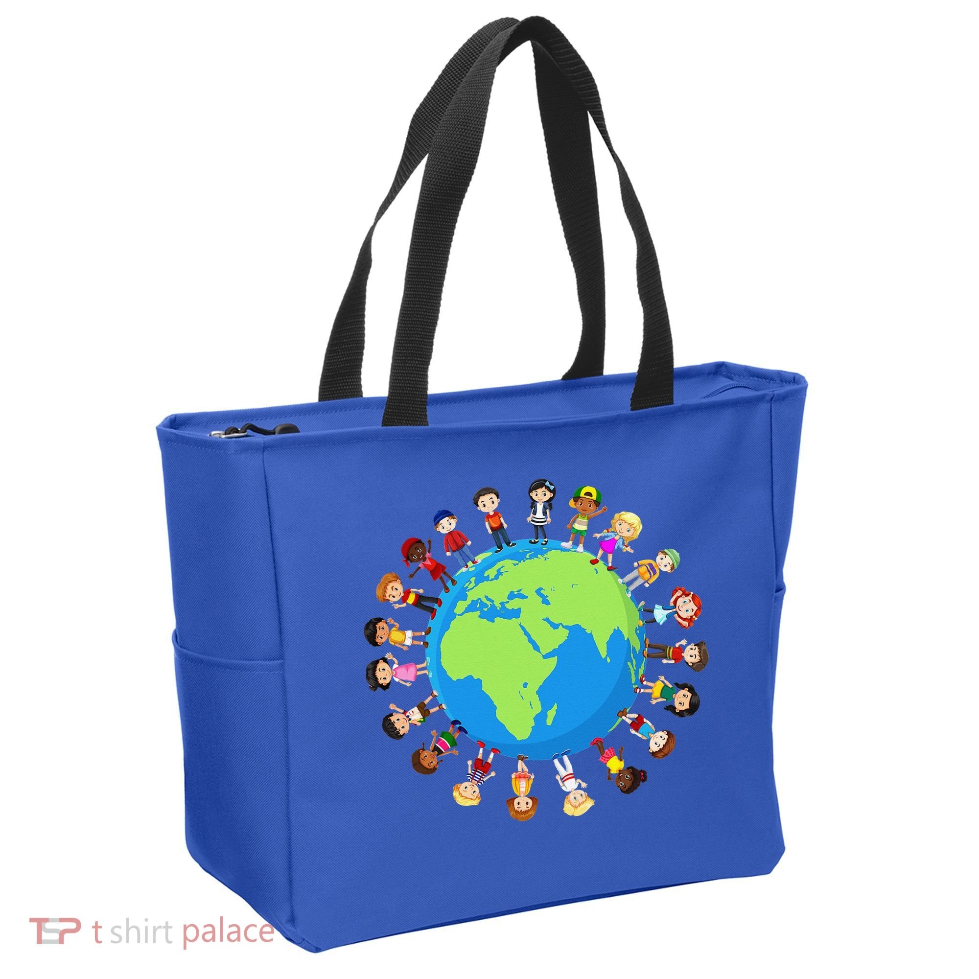 Children Around The World Environmentalist Earth Day Tote Bag