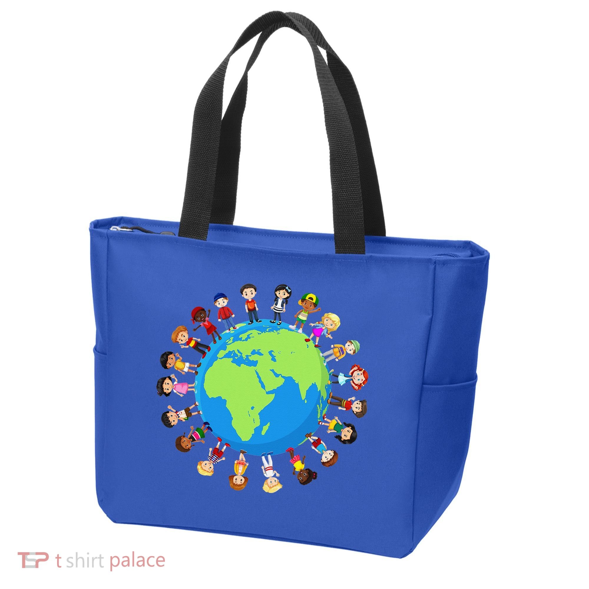 Children Around The World Environmentalist Earth Day Tote Bag