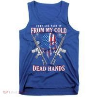 Come And Take It From My Cold Dead Hands Pro 2nd Adt Cute Gift Tank Top thumb 0