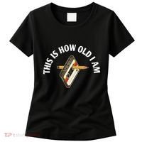 Cassette Audio Tape 80s Retro Music Old Mix Pencil Women's T-Shirt thumb 0