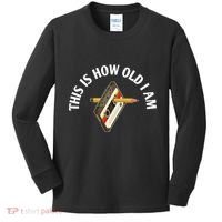 Cassette Audio Tape 80s Retro Music Old Mix Pencil Kids Long Sleeve Shirt thumb 0