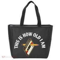 Cassette Audio Tape 80s Retro Music Old Mix Pencil Tote Bag thumb 0
