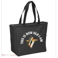 Cassette Audio Tape 80s Retro Music Old Mix Pencil Tote Bag thumb 2