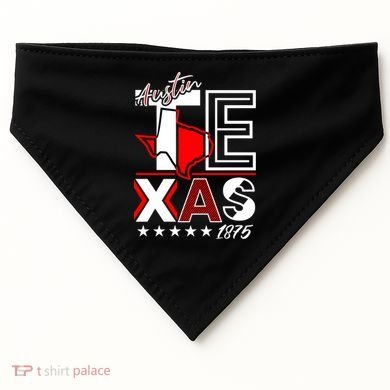 Cool Austin Texas Logo USA-Made Doggie Bandana