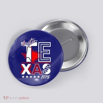 Cool Austin Texas Logo Button