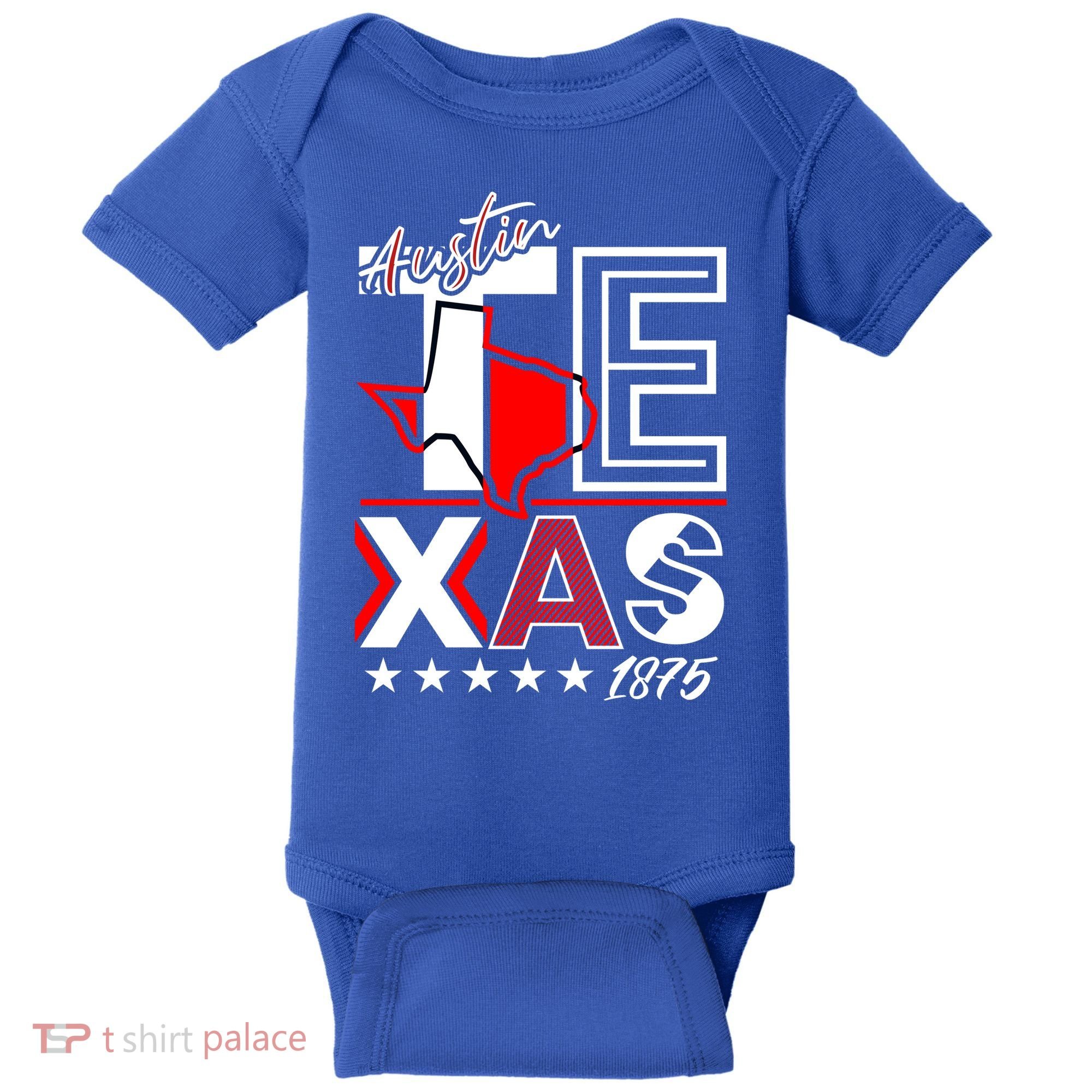 Cool Austin Texas Logo Baby Bodysuit