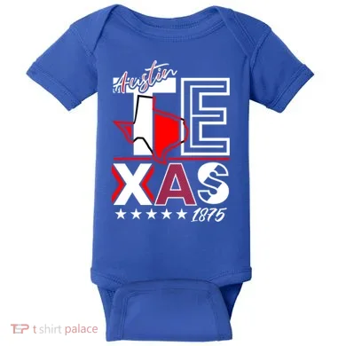 Cool Austin Texas Logo Baby Bodysuit