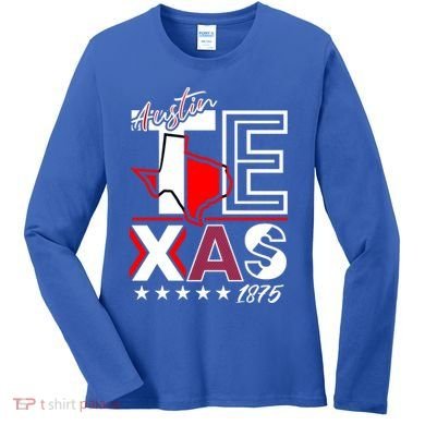 Cool Austin Texas Logo Women's Long Sleeve Shirt