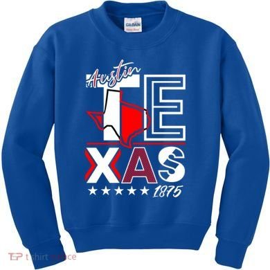 Cool Austin Texas Logo Kids Sweatshirt