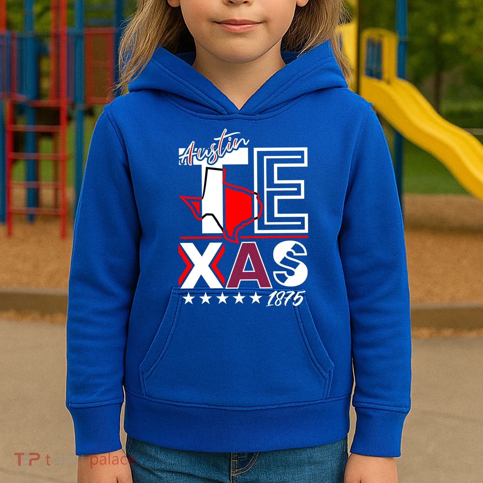 Cool Austin Texas Logo Kids Hoodie