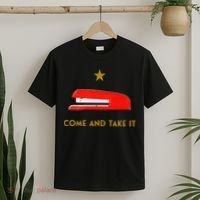 Come And Take It Red Stapler Novelty Retro Office Meme T-Shirt thumb 2