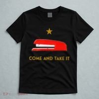 Come And Take It Red Stapler Novelty Retro Office Meme T-Shirt thumb 5