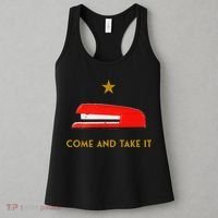 Come And Take It Red Stapler Novelty Retro Office Meme Women's Tank Top thumb 3