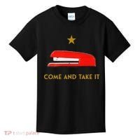 Come And Take It Red Stapler Novelty Retro Office Meme Kids T-Shirt thumb 0