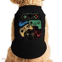 Control All The Things Video Game Controller Gamer Graphic Doggie Tank thumb 0