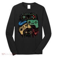 Control All The Things Video Game Controller Gamer Graphic Long Sleeve Shirt thumb 0