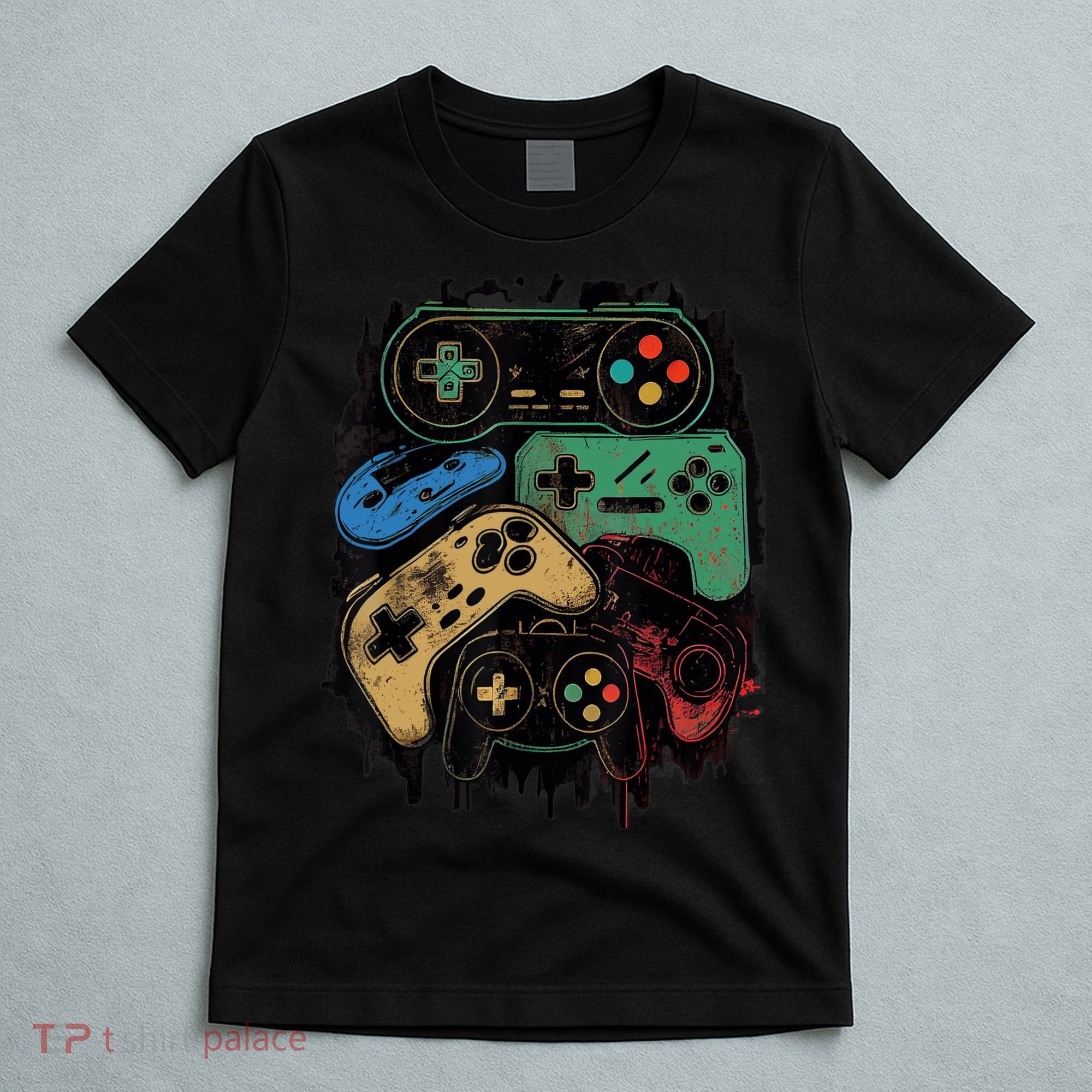 Control All The Things Video Game Controller Gamer Graphic T-Shirt