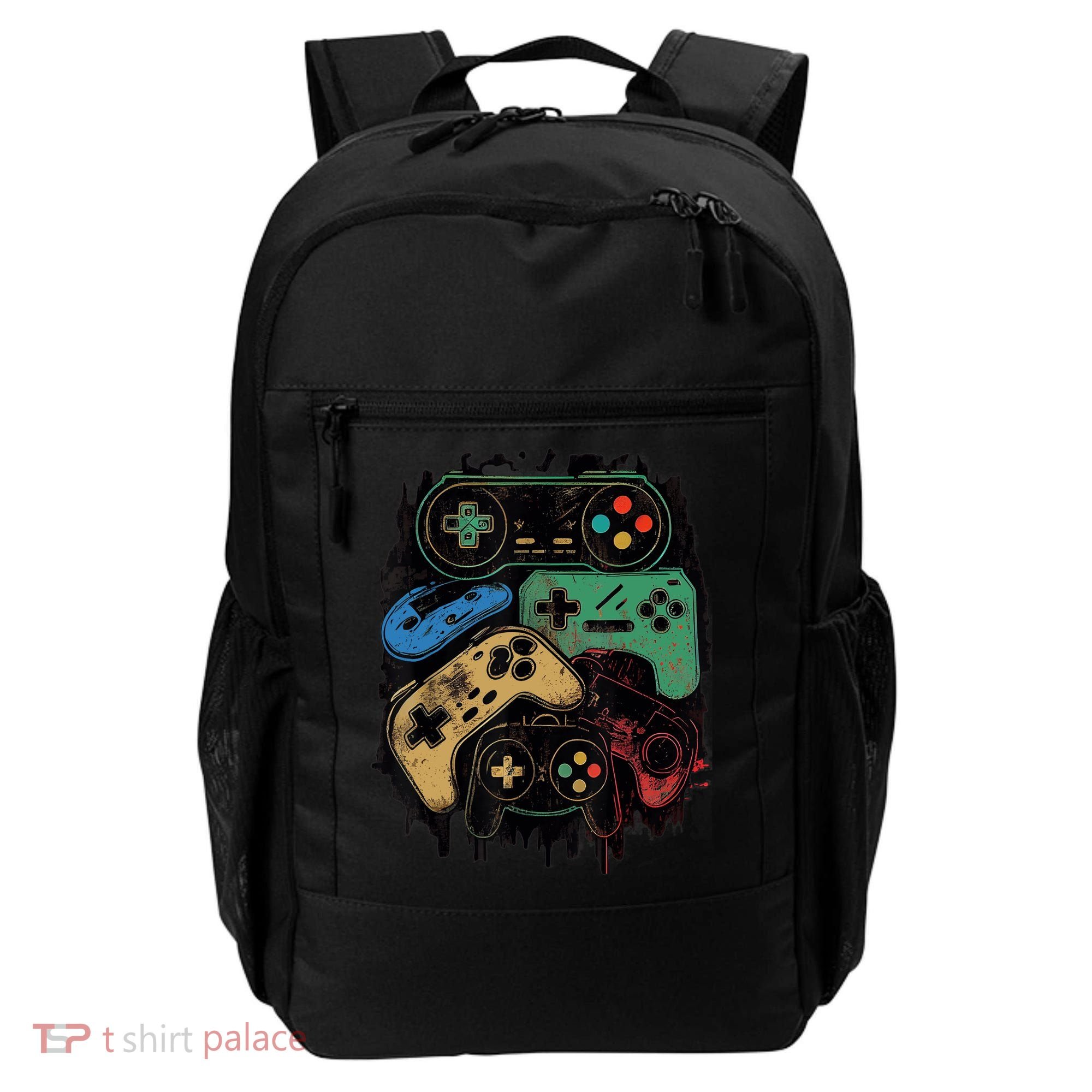 Control All The Things Video Game Controller Gamer Graphic Backpack