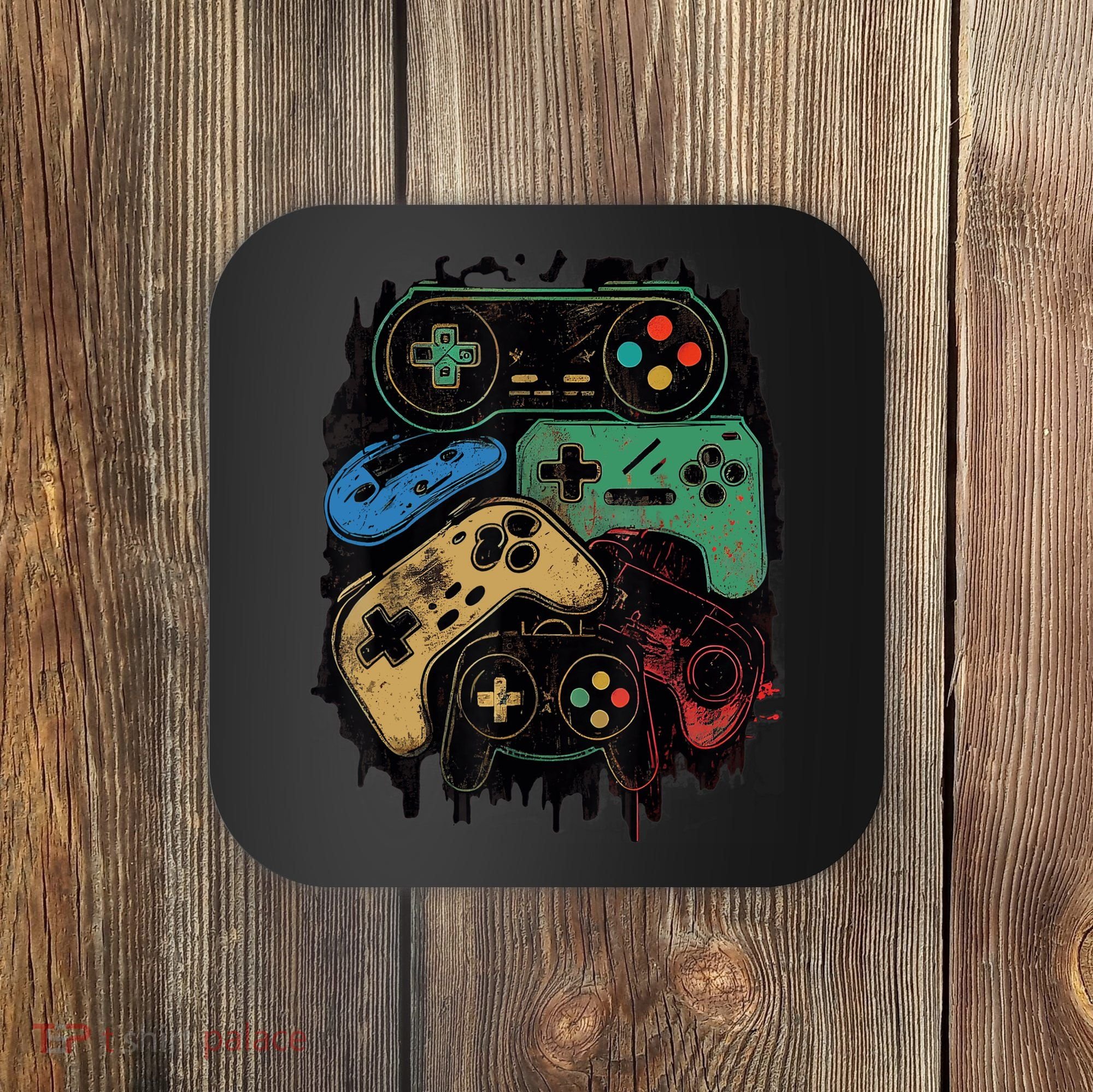 Control All The Things Video Game Controller Gamer Graphic Coaster