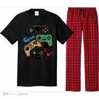 Control All The Things Video Game Controller Gamer Graphic Pajama Set thumb 0