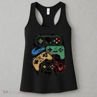 Control All The Things Video Game Controller Gamer Graphic Women's Tank Top thumb 3
