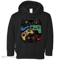 Control All The Things Video Game Controller Gamer Graphic Toddler Hoodie thumb 0
