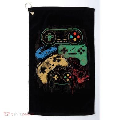 Control All The Things Video Game Controller Gamer Graphic Golf Towel