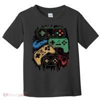 Control All The Things Video Game Controller Gamer Graphic Toddler T-Shirt thumb 0